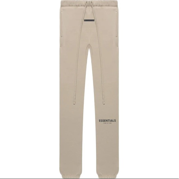 FEAR OF GOD ESSENTIALS Suit ‘Tan’ L/S T-Shirt + Sweatpants - Picture 8 of 8